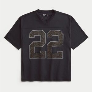 Hollister NWT Baggy Pattern Graphic Jersey Large